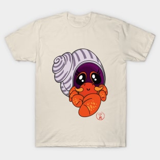 Comic hermit crab in kawaii style T-Shirt